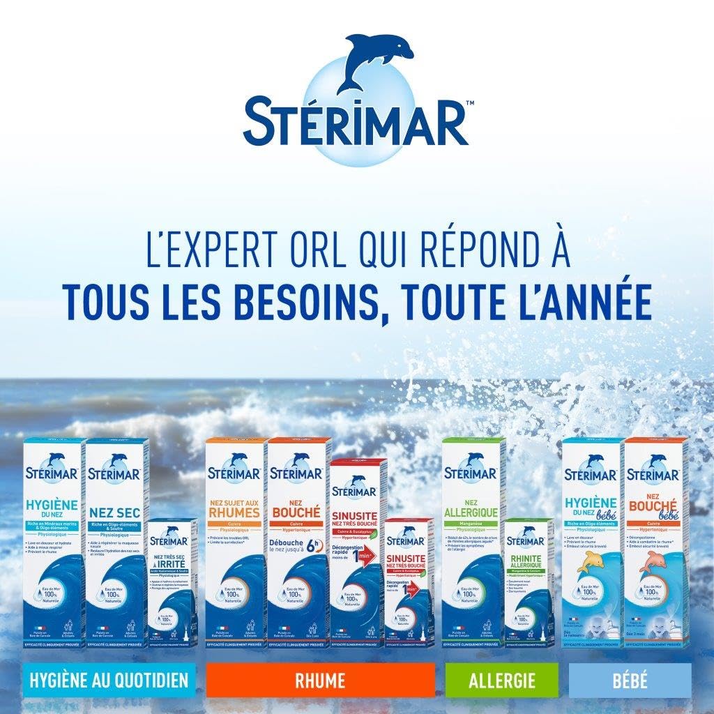 Stérimar Bébé Nez Bouché spray nasal 100 ml cuivre
