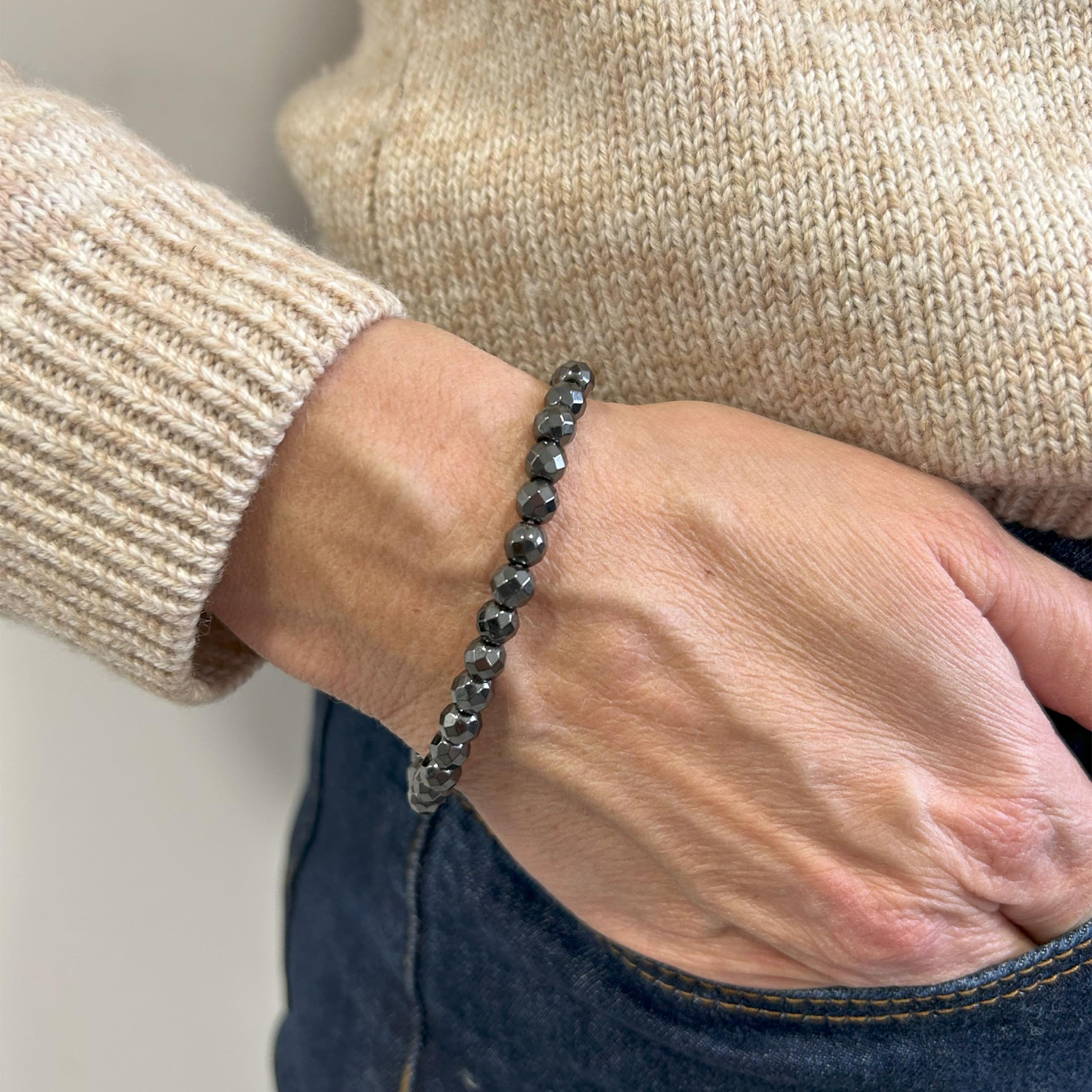 Aimantix Bracelets hématite magnétique bracelet petites billes