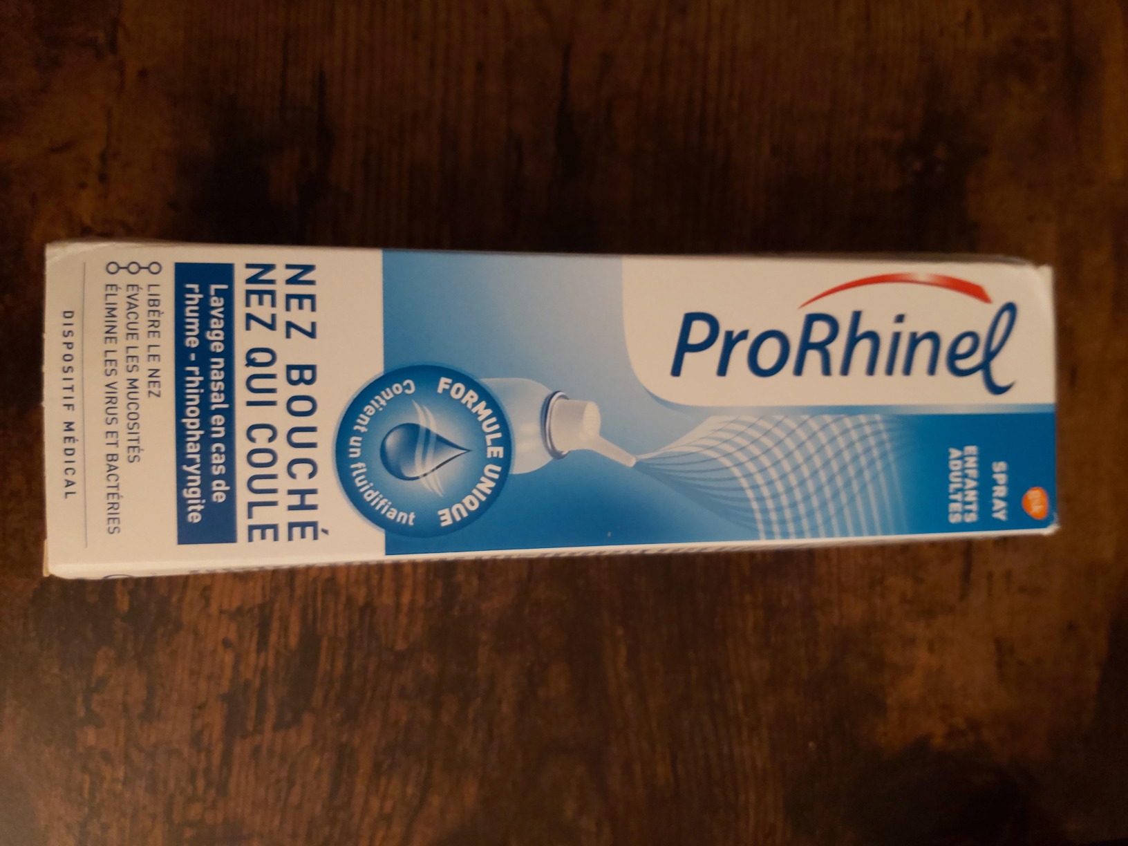Prorhinel Enfants-Adultes spray nasal nez bouché 100 ml