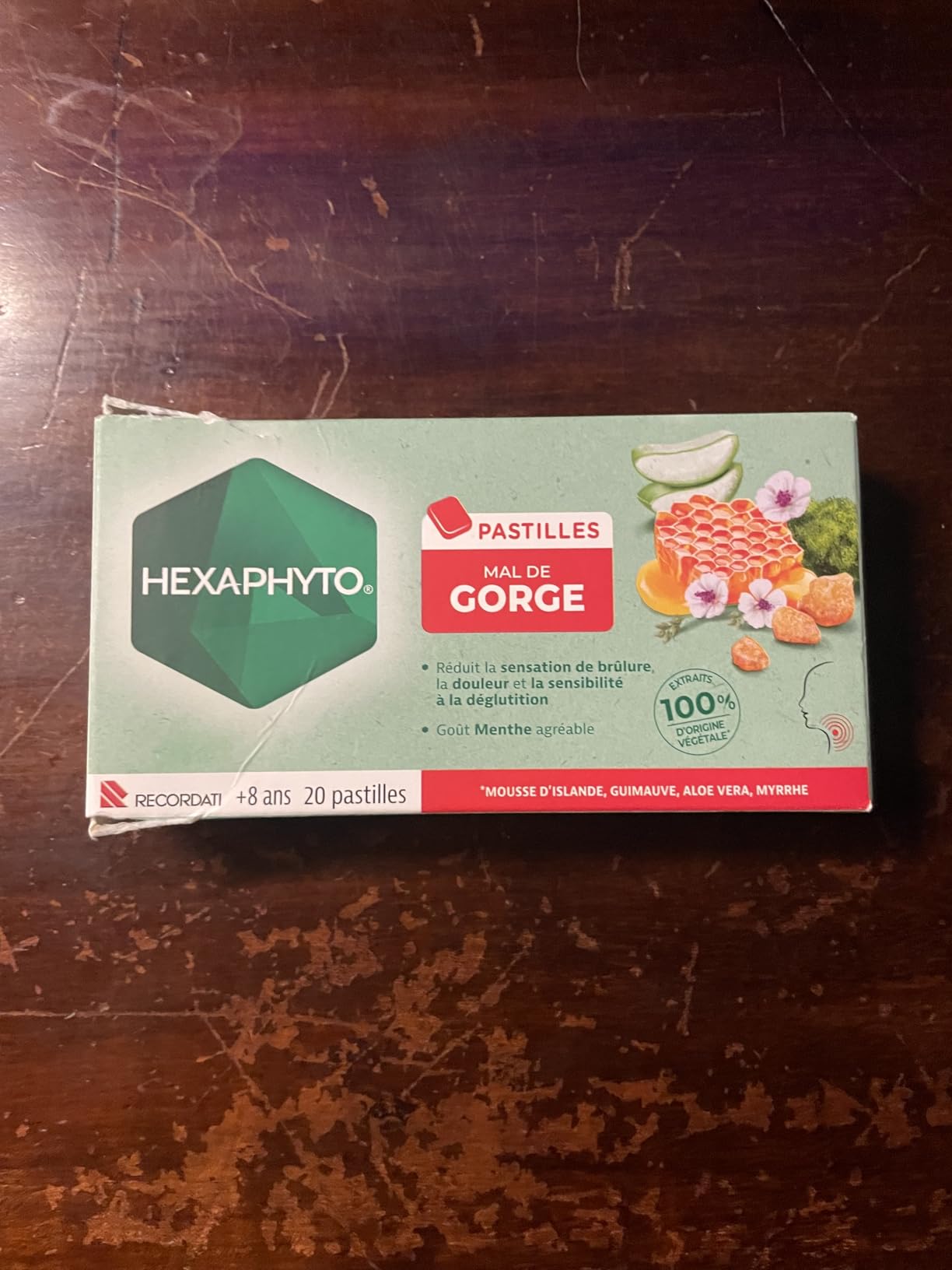 Hexaphyto Pastilles Hexaphyto pastilles gorge menthe 20 pastilles