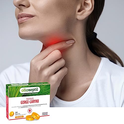 Olioseptil Confort respiratoire pastilles gorge 24 miel citron