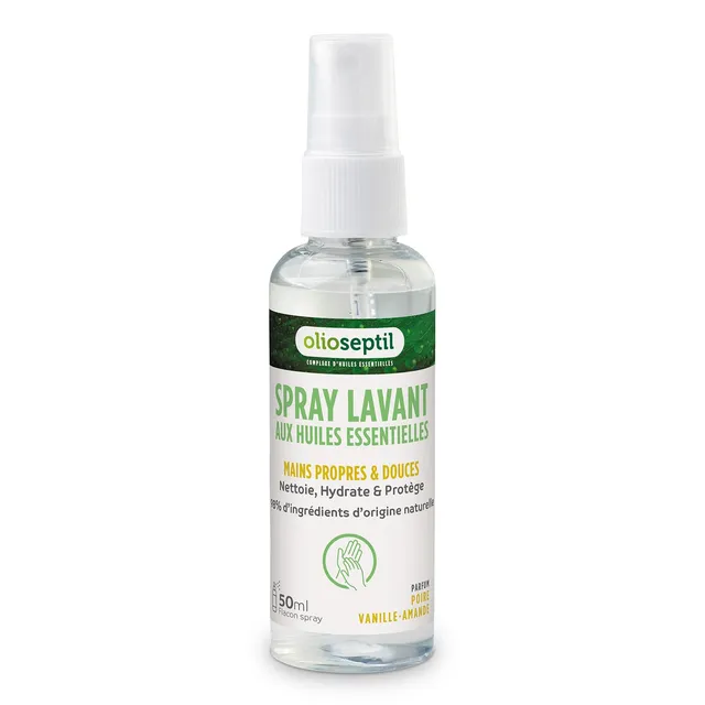 Olioseptil spray lavant mains poire-vanille 50 ml