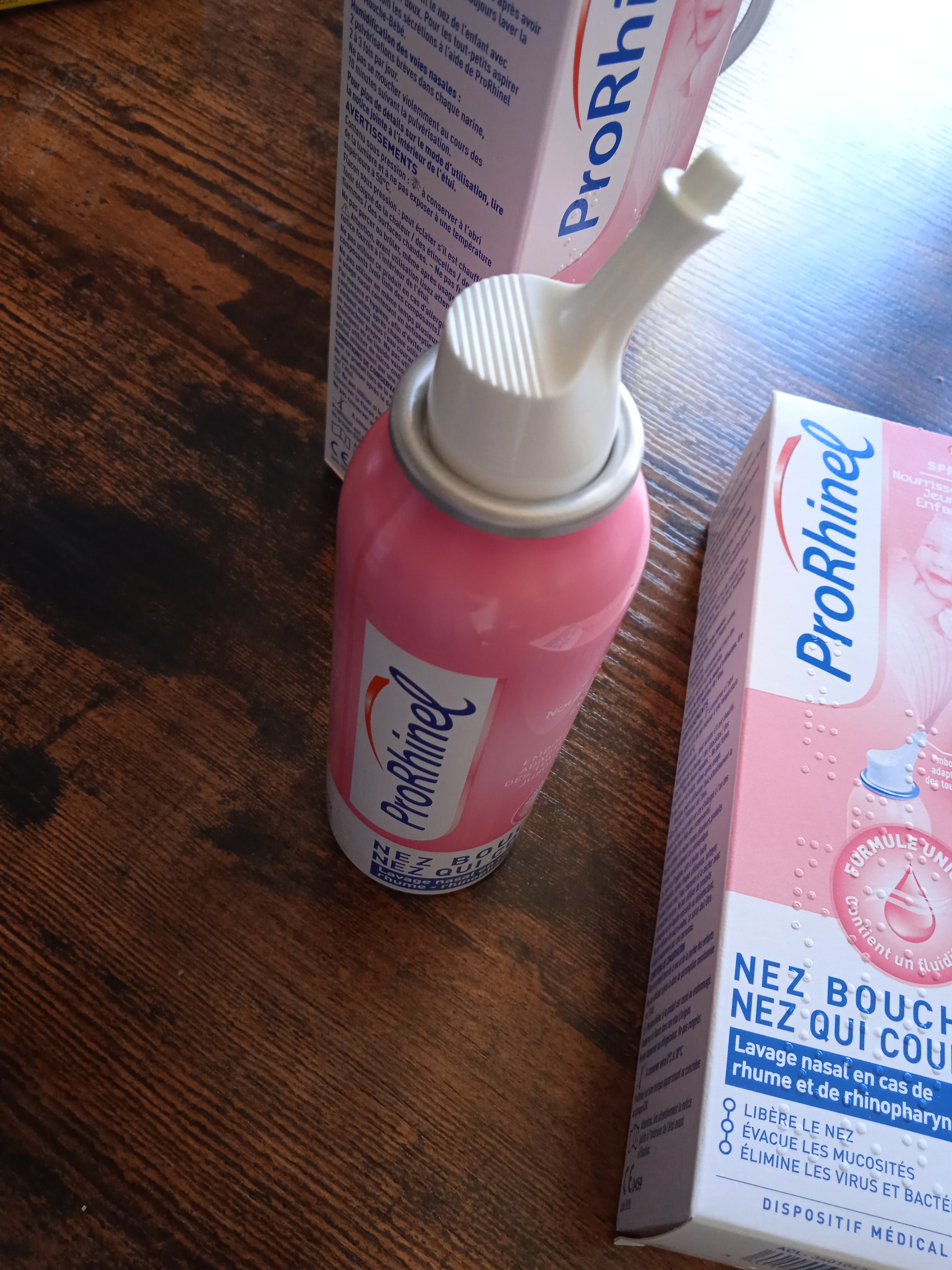 Prorhinel Gamme bébé spray nasal nourrisson lot 2x100 ml
