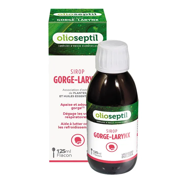 Olioseptil Confort respiratoire sirop gorge 125 ml manuka