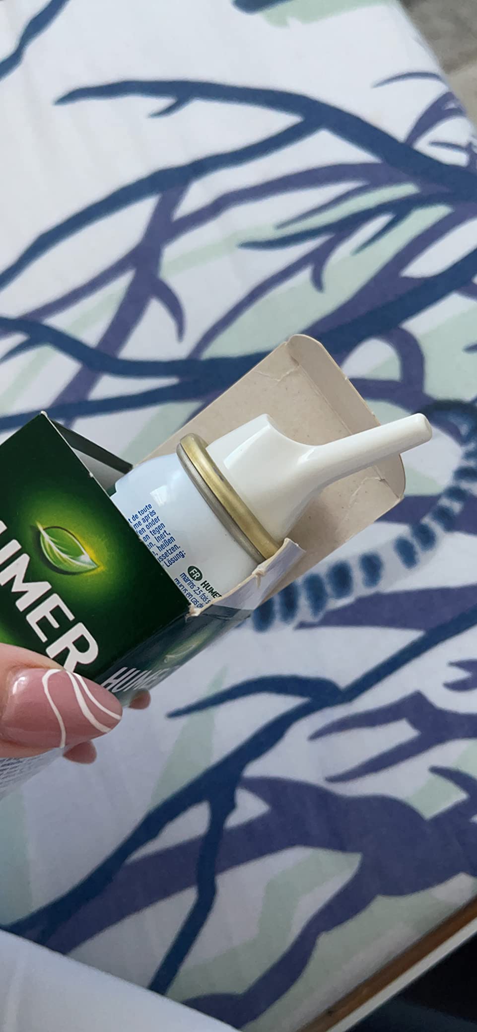Humer Nez Bouché spray nasal hypertonique eau de mer 50 ml