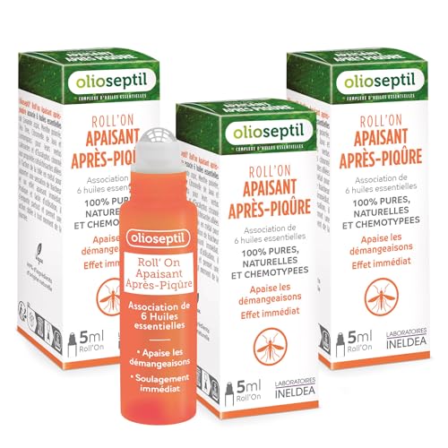 Olioseptil Roll-On Après-Piqûre Démangeaisons 3x5 ml