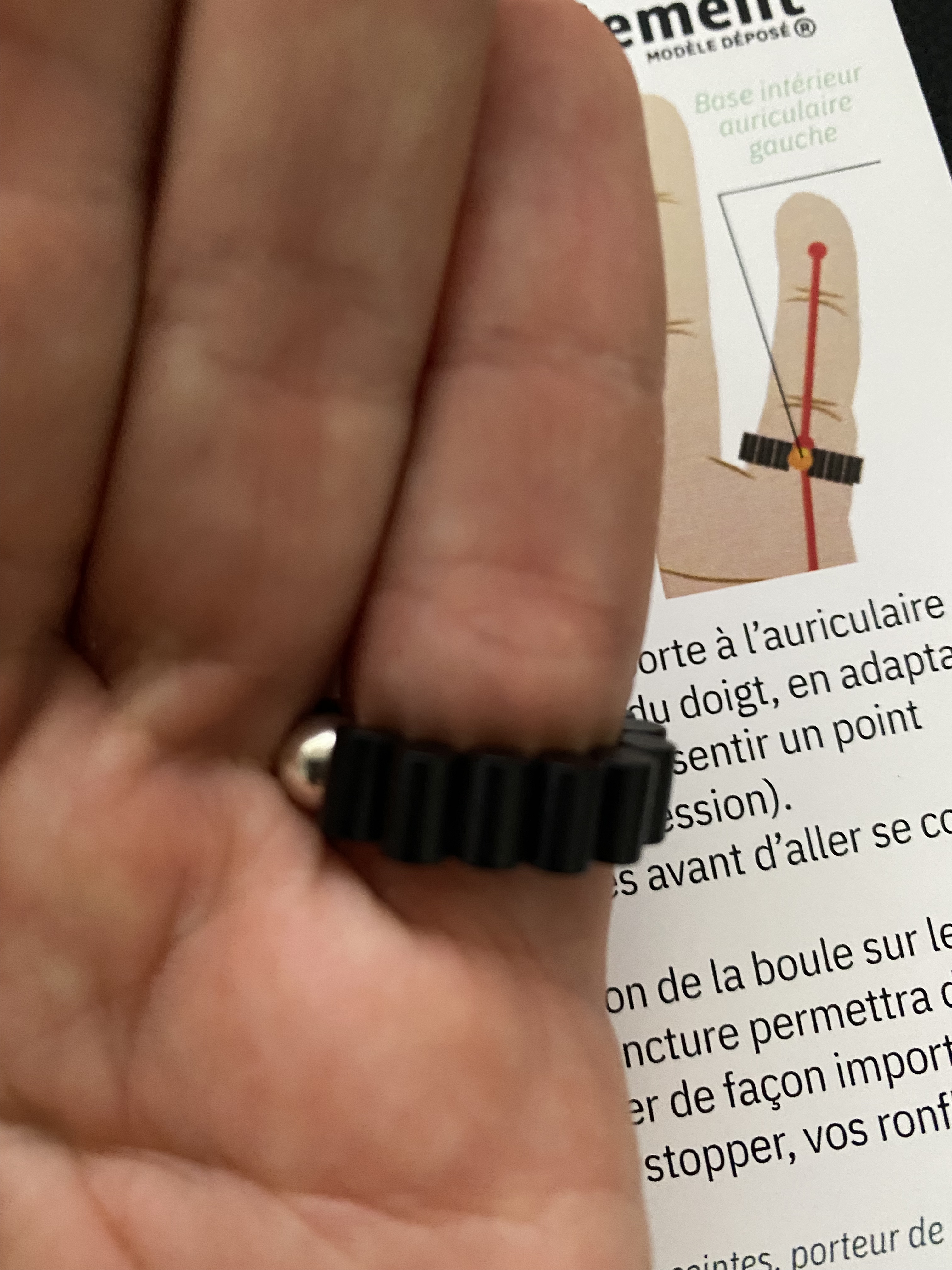 Aimantix Bague anti-ronflement bague magnétique taille unique