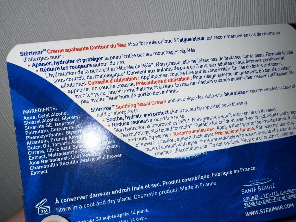 Stérimar Rhume crème contour du nez 12,5 g