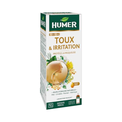 Humer Humer Toux sirop toux gorge miel plantain 100ml