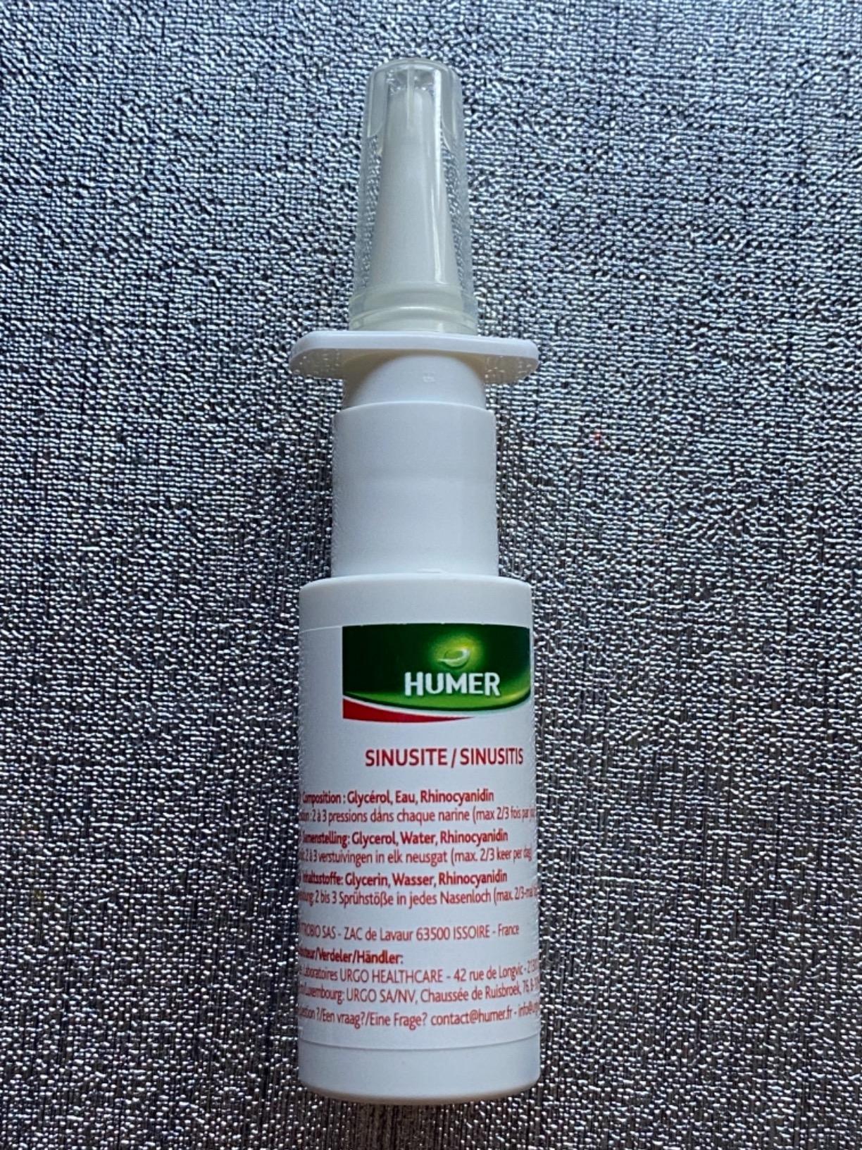 Humer Nez Sinusite spray nez très bouché 15 ml effet immédiat