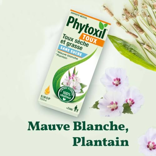 Phytoxil Gamme Toux sirop sans sucre 100 ml plantain