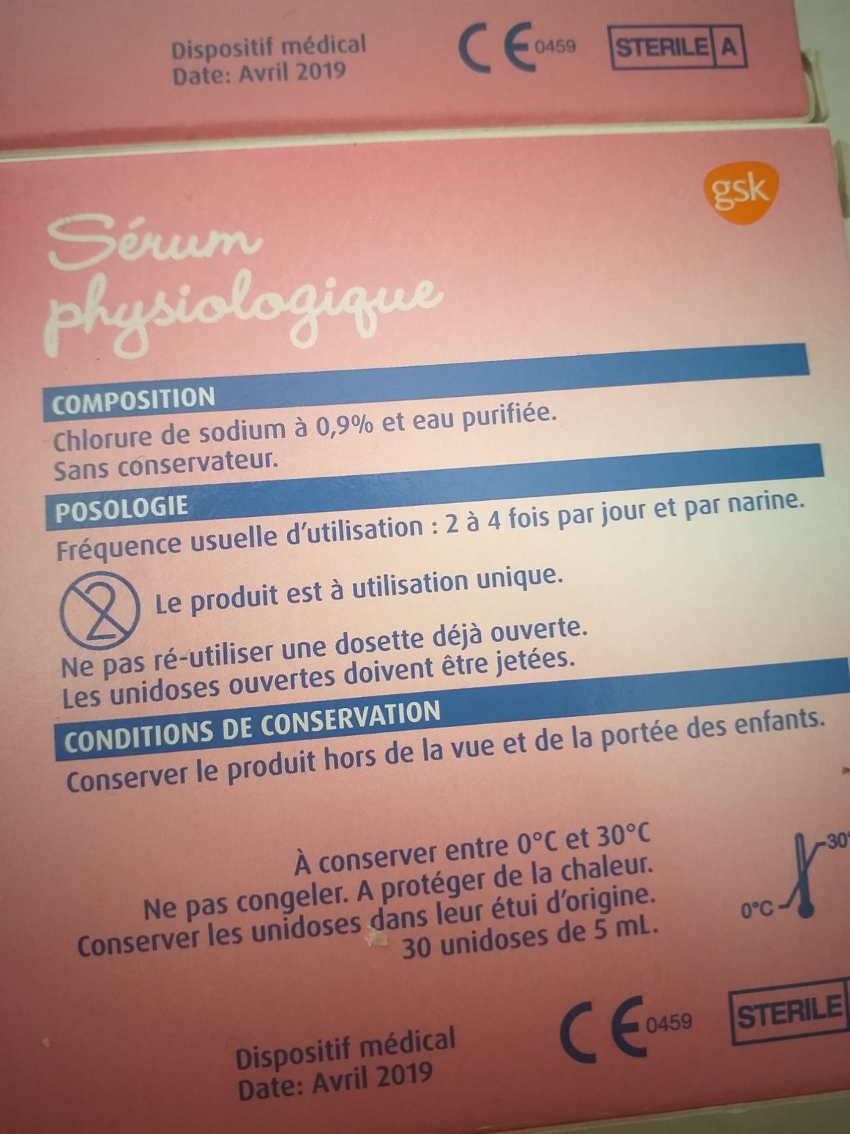 Prorhinel Gamme bébé sérum physiologique 6x30 unidoses