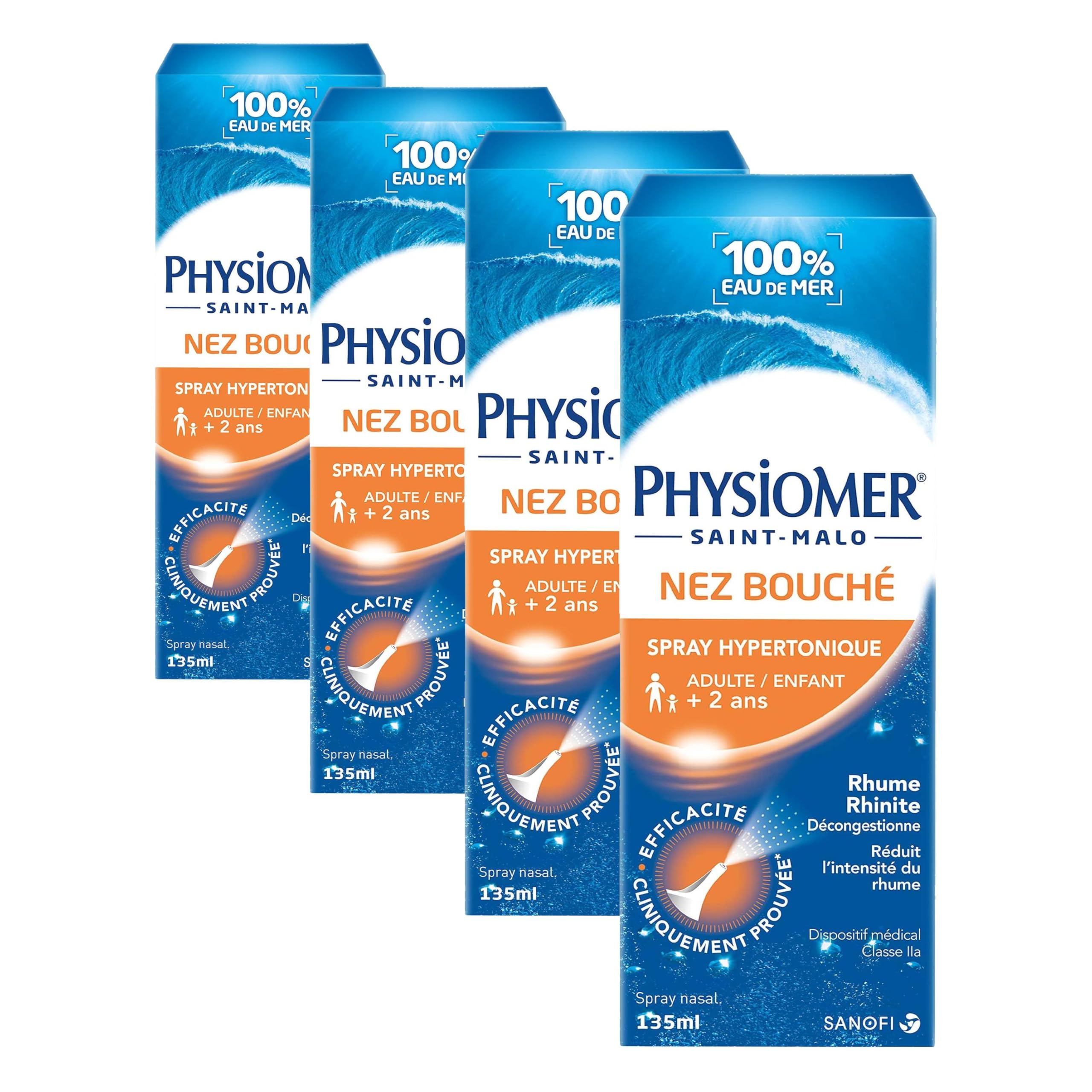 Physiomer Hypertonique spray nasal 135 ml nez bouché