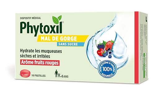 Phytoxil Gamme Gorge pastilles sans sucre fruits rouges x16