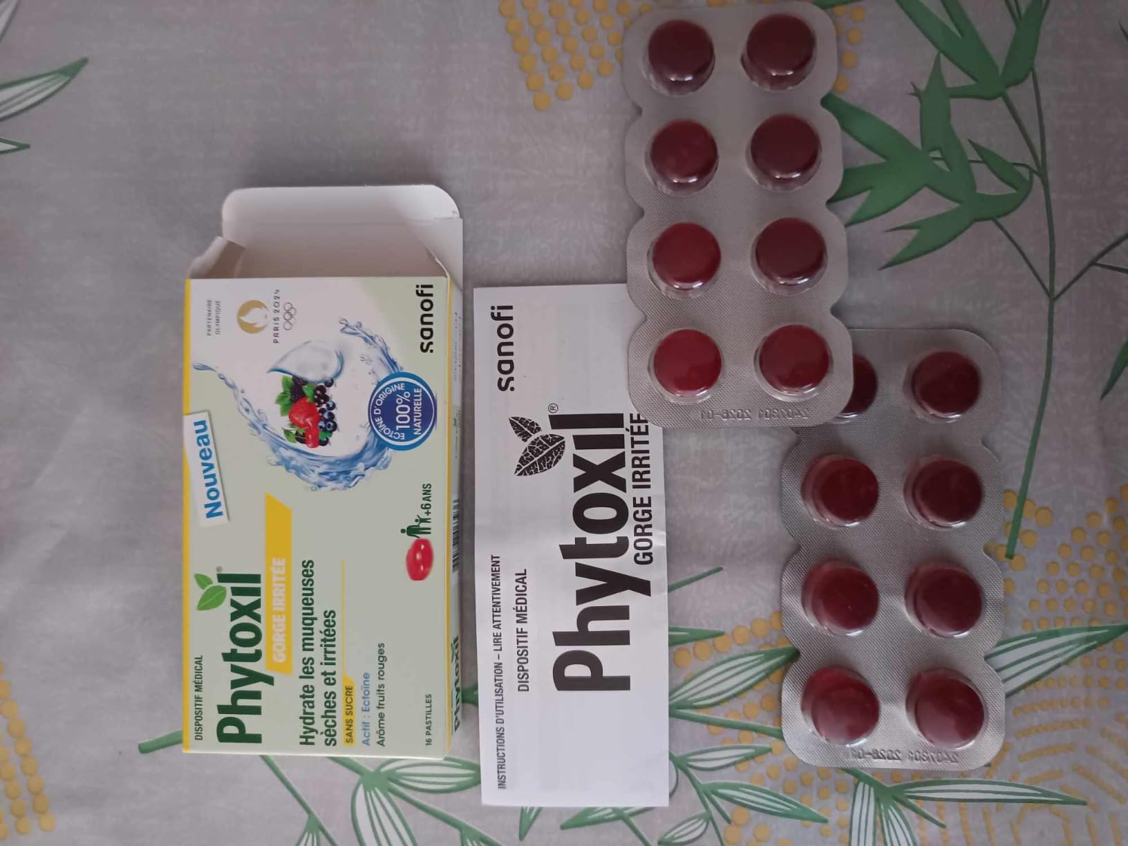 Phytoxil Gamme Gorge pastilles sans sucre fruits rouges x16
