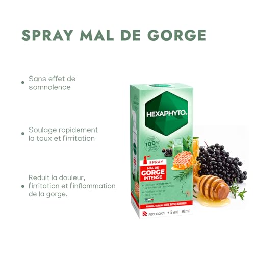 Hexaphyto Spray Hexaphyto spray mal de gorge miel 30 ml