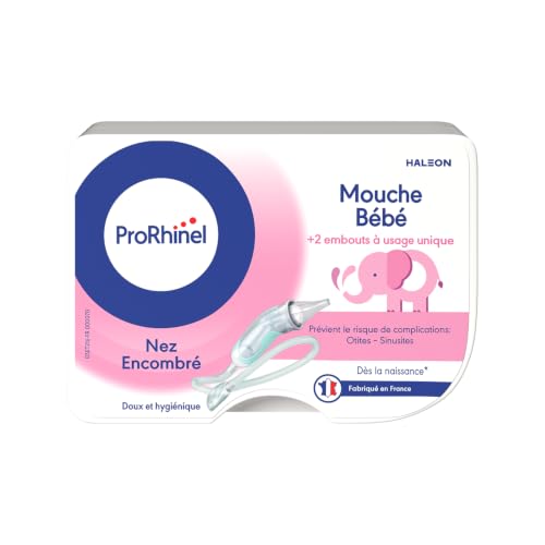 Prorhinel Gamme bébé Mouche-bébé manuel + 2 embouts rhume