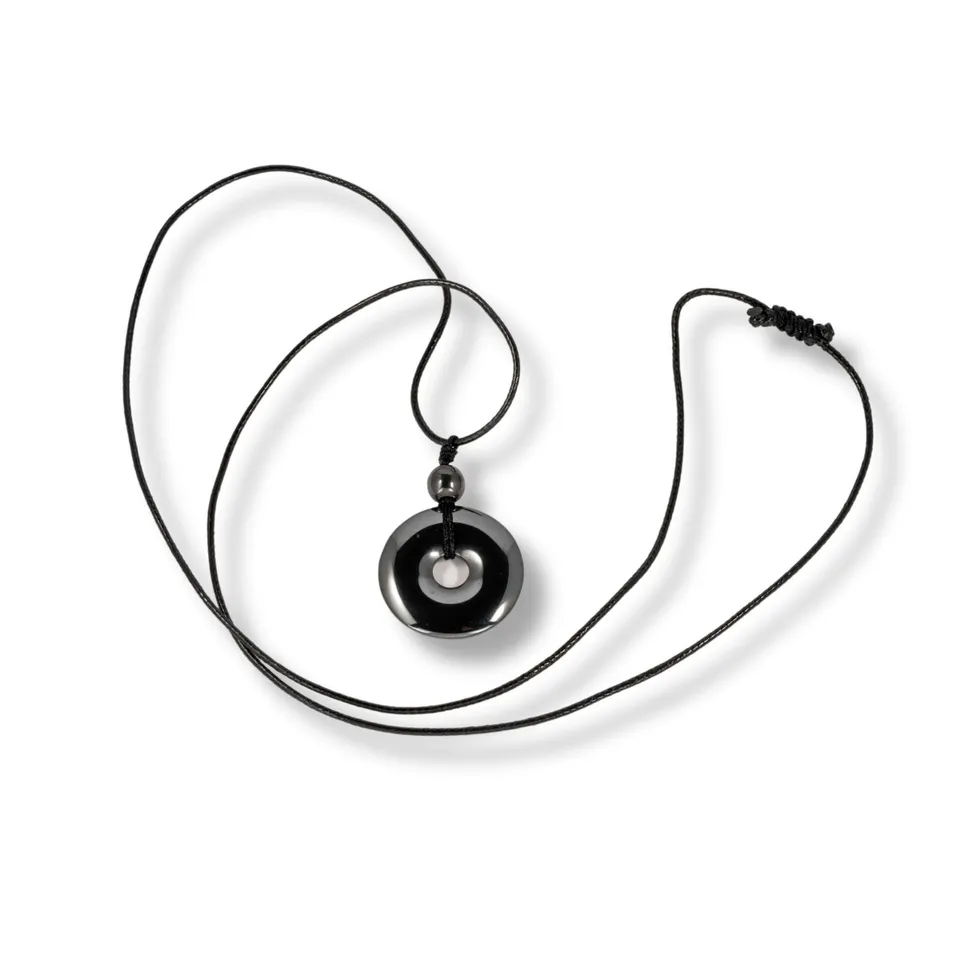 Aimantix Pendentif magnétique hématite collier mixte