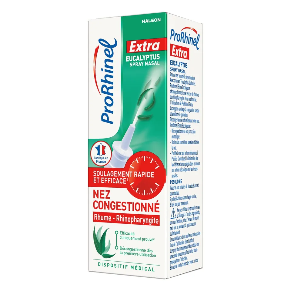Prorhinel Enfants-Adultes Spray nasal eucalyptus 20 ml nez bouché