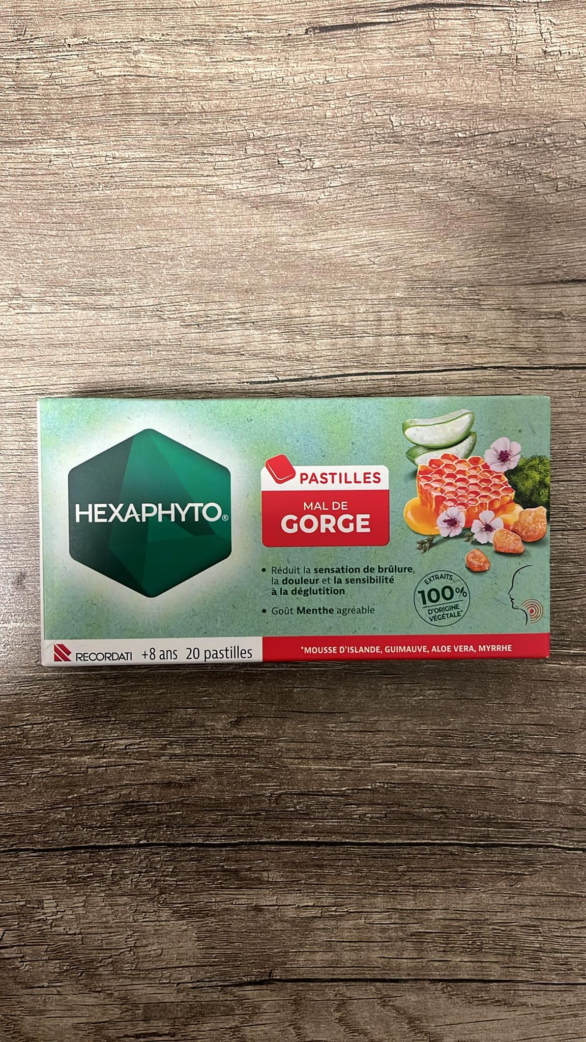 Hexaphyto Pastilles Hexaphyto pastilles gorge menthe 20 pastilles