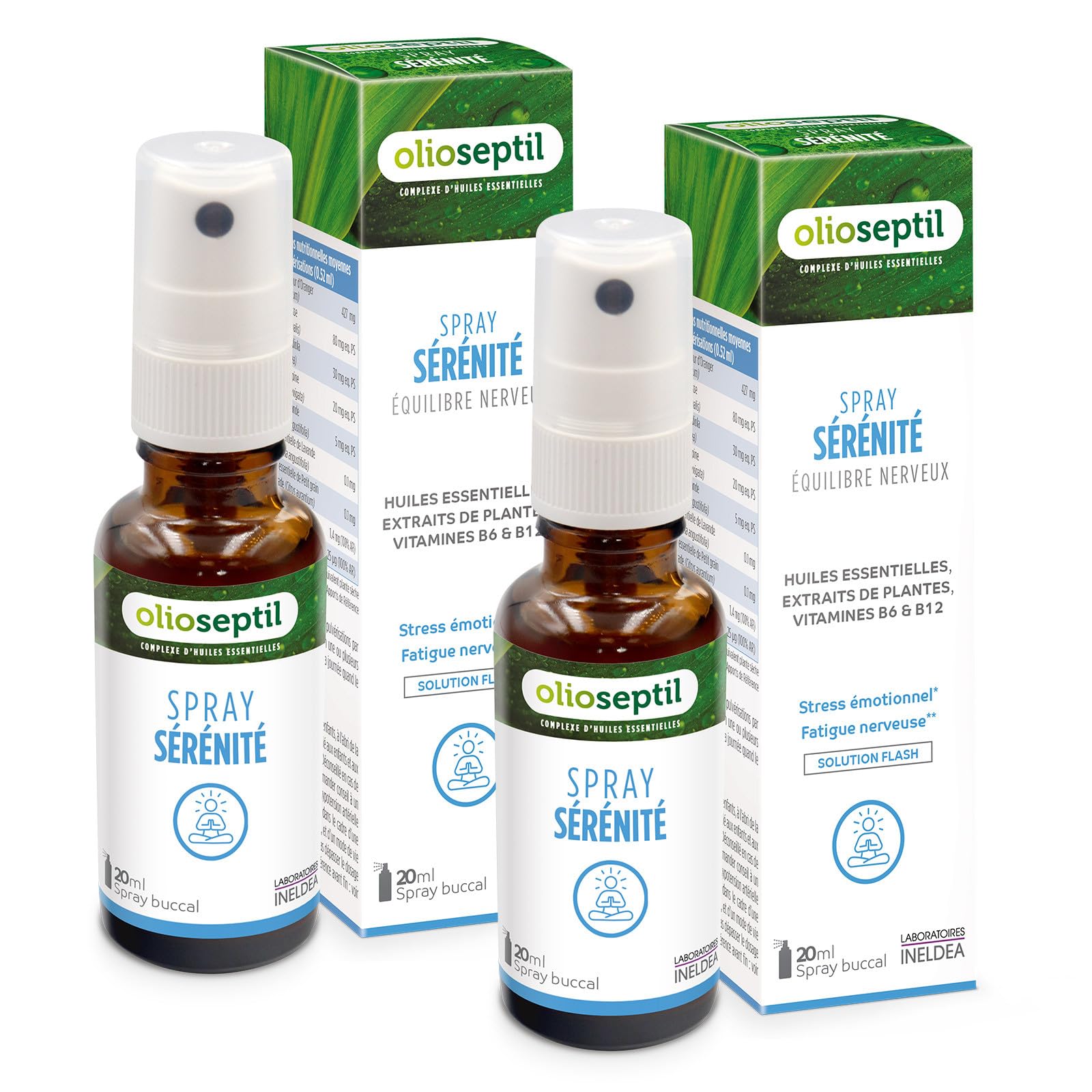 Olioseptil Sérénité spray émotionnel 2x20 ml rhodiola