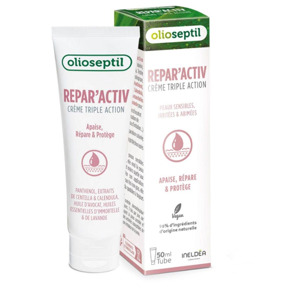 Olioseptil Repar'Activ crème peaux sensibles 50 ml