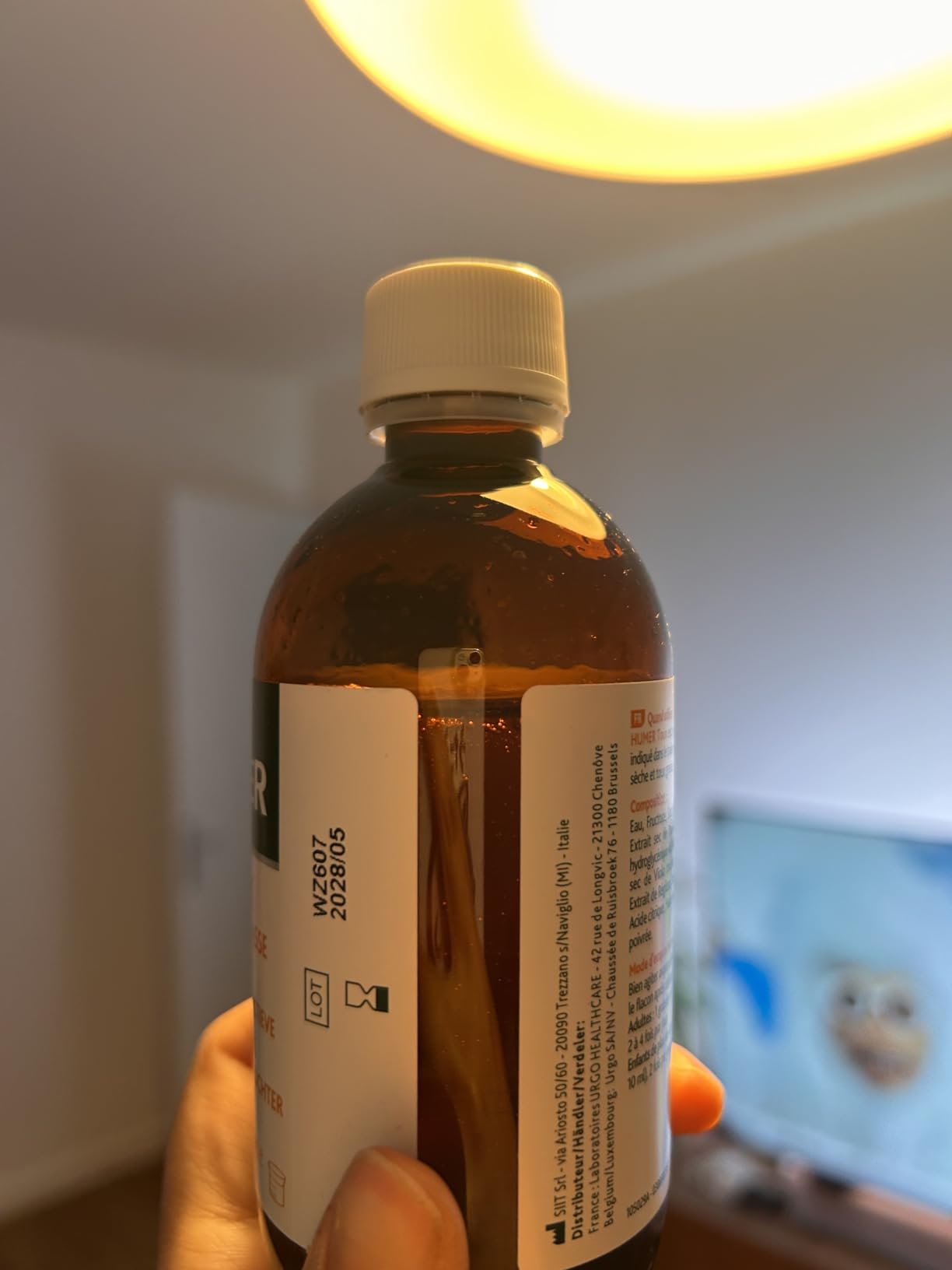 Humer Toux sirop toux sèche grasse miel 170 ml dès 8 ans