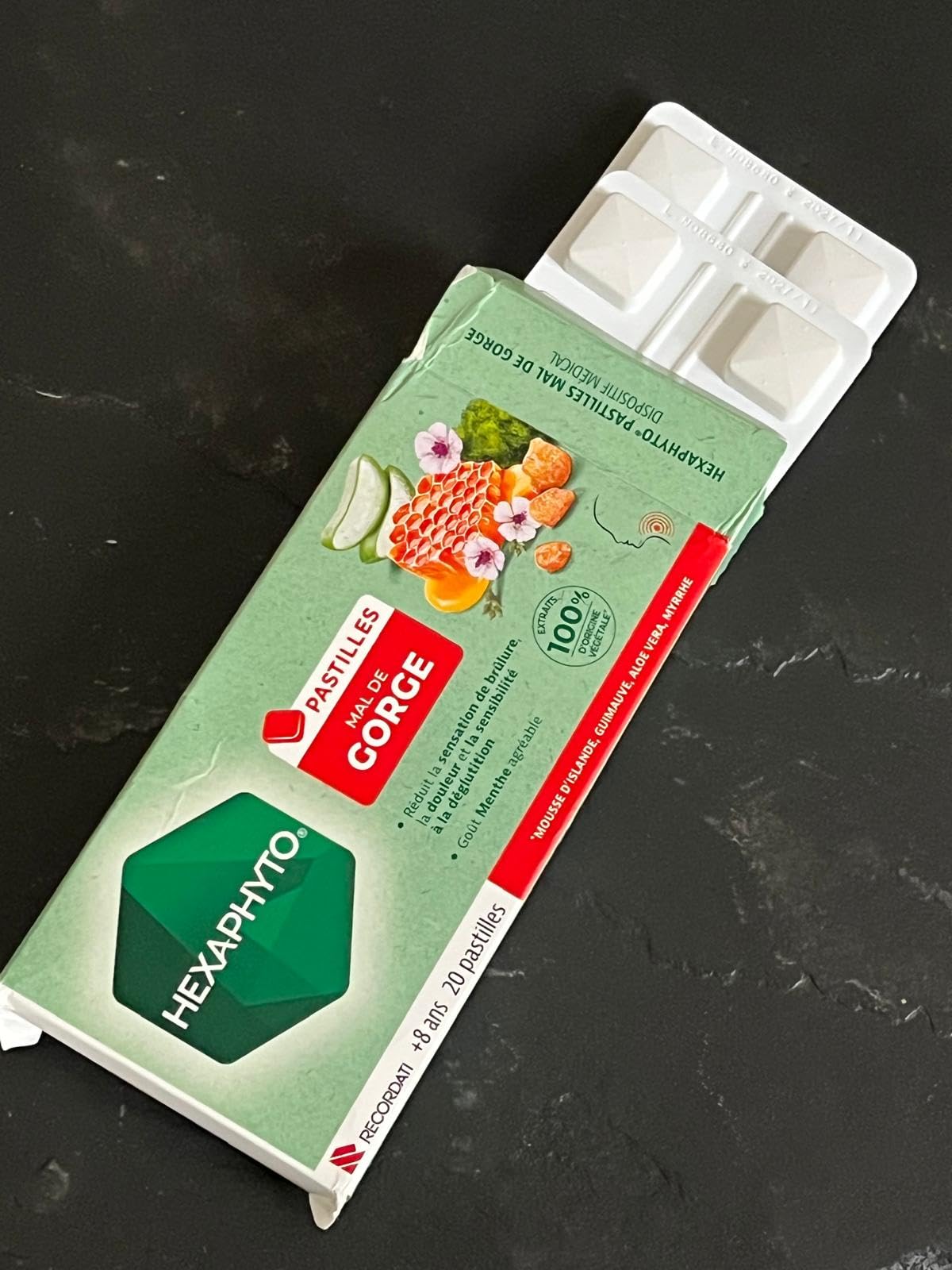Hexaphyto Pastilles Hexaphyto pastilles gorge menthe 20 pastilles