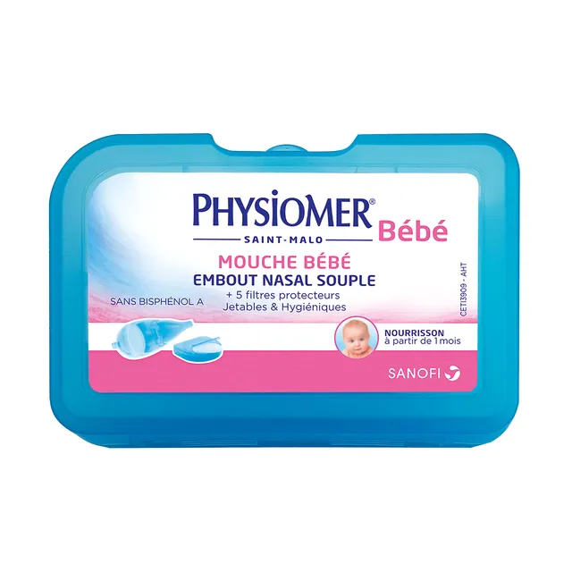 Physiomer Mouche Bébé aspirateur nasal nourrisson + 5 filtres