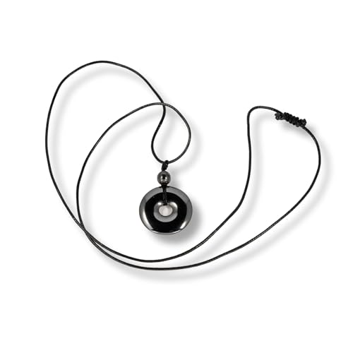 Aimantix Pendentif magnétique hématite collier mixte
