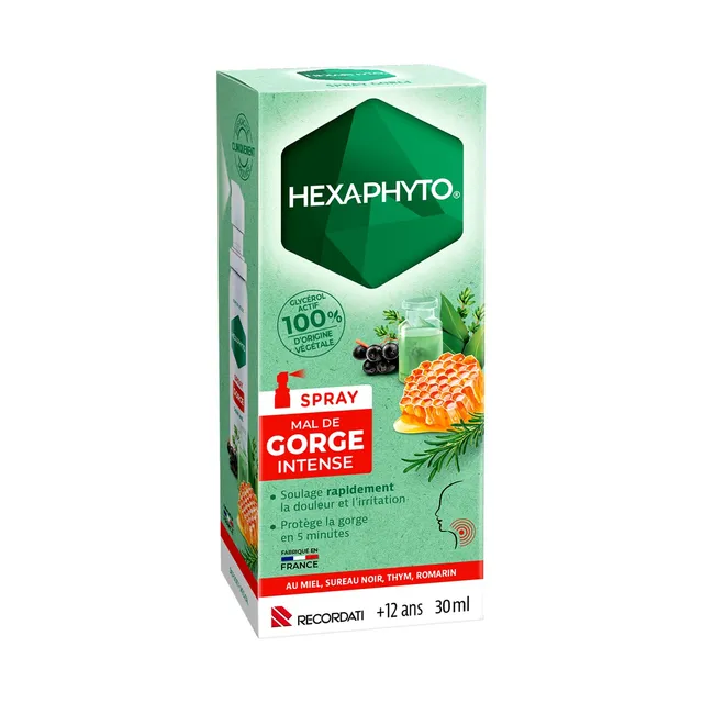 Hexaphyto Spray Hexaphyto spray mal de gorge miel 30 ml