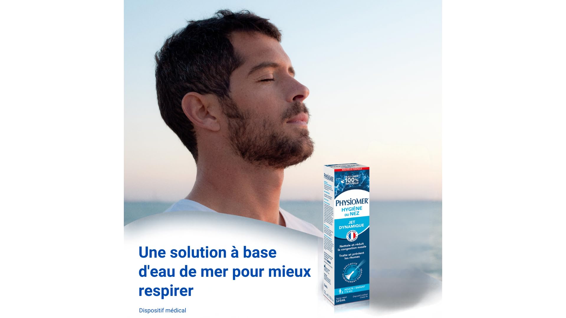 Physiomer Jet Dynamique spray nasal eau de mer 125 ml