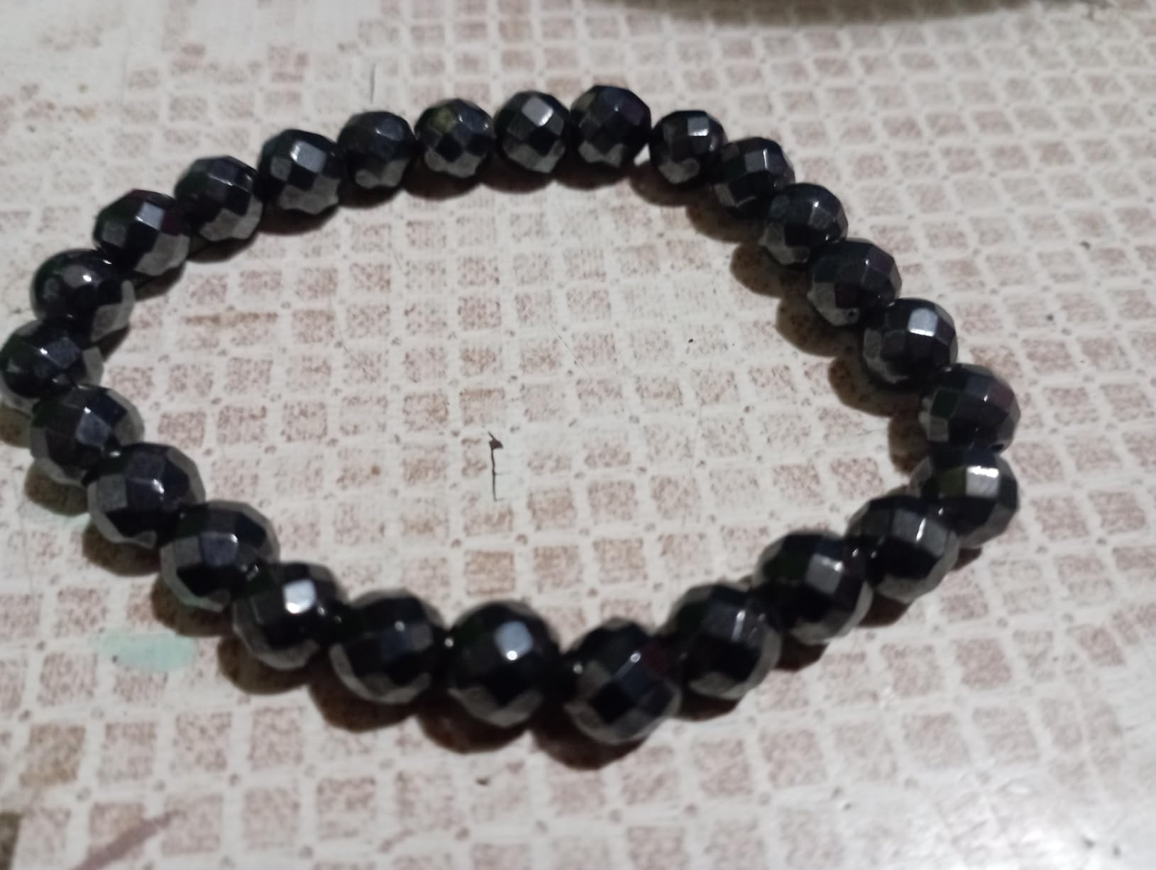 Aimantix Bracelet Hématite Magnétique Grosses Billes Taille Unique