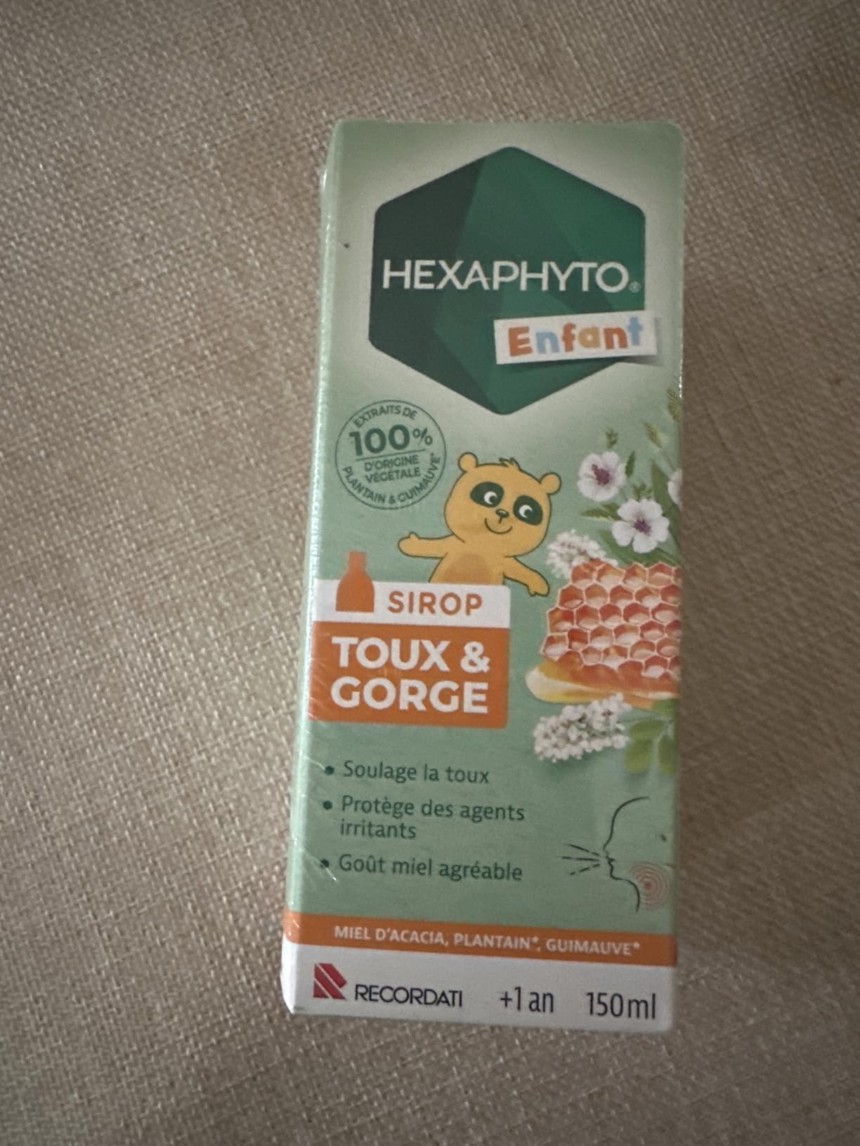 Hexaphyto Sirop Hexaphyto sirop toux gorge miel 150 ml enfant