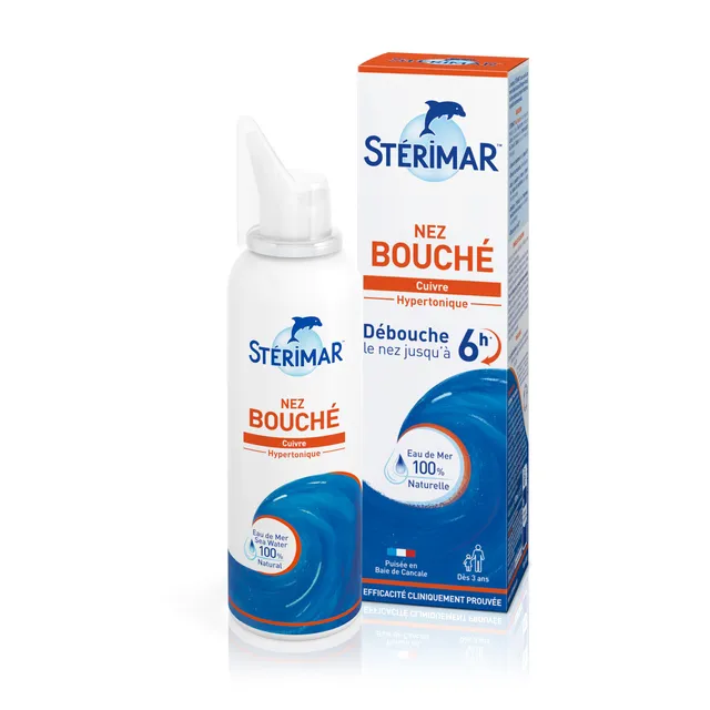 Stérimar Rhume Spray Nasal 100 ml Cuivre Hypertonique
