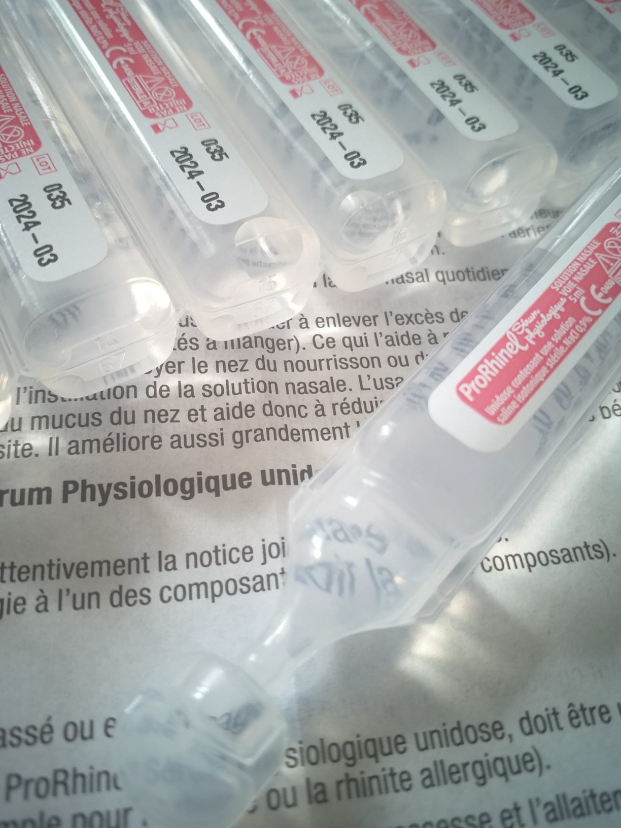 Prorhinel Gamme bébé sérum physiologique 6x30 unidoses