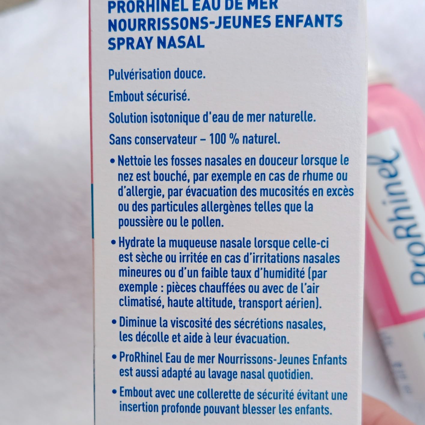 Prorhinel Gamme bébé spray nasal 100 ml eau de mer