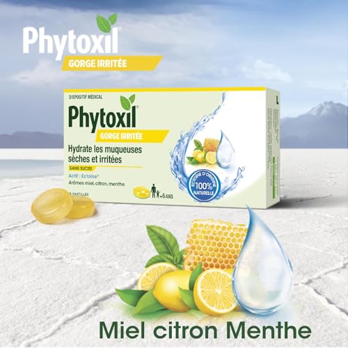 Phytoxil Gamme Gorge pastilles 16 citron miel menthe