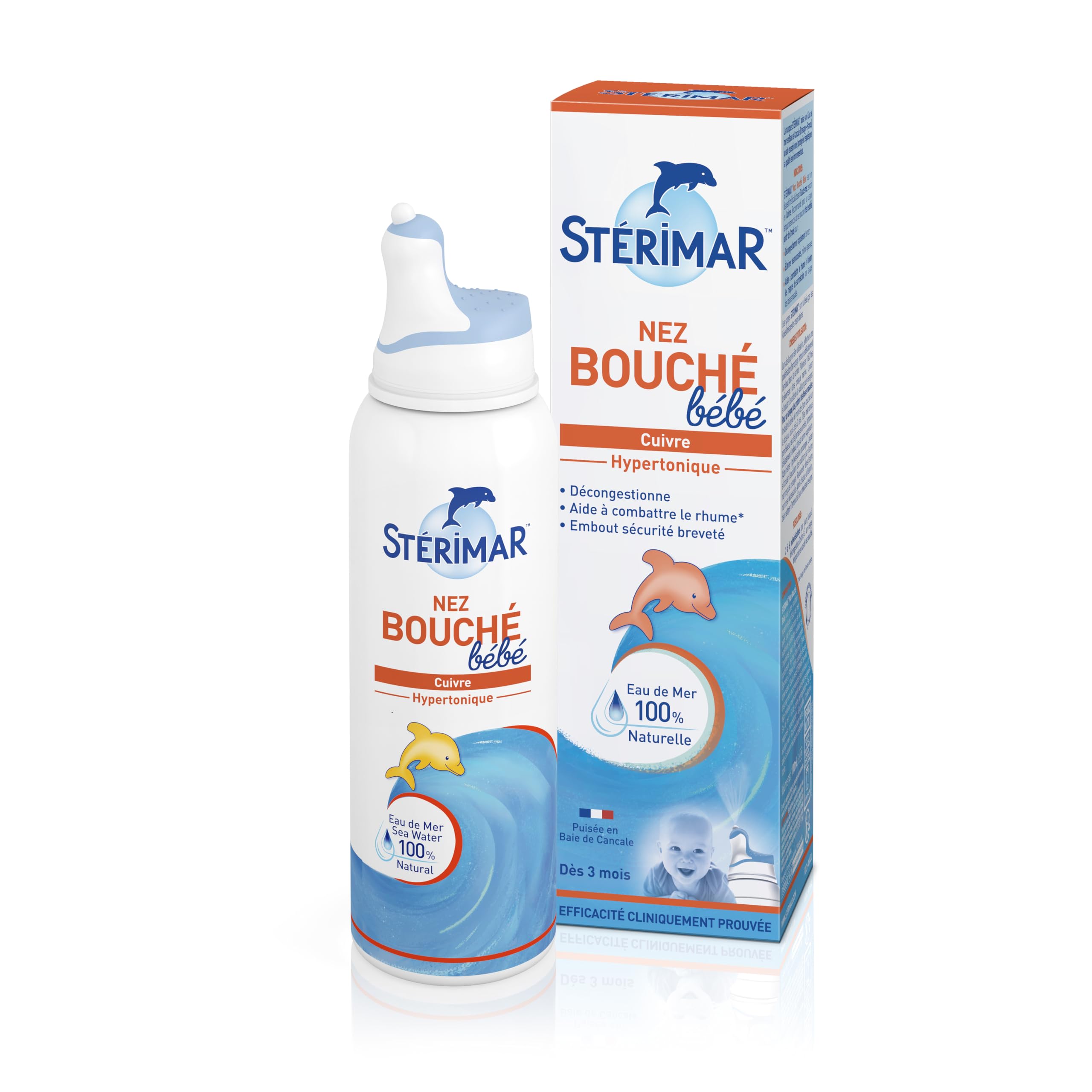 Stérimar Bébé Nez Bouché spray nasal 100 ml cuivre