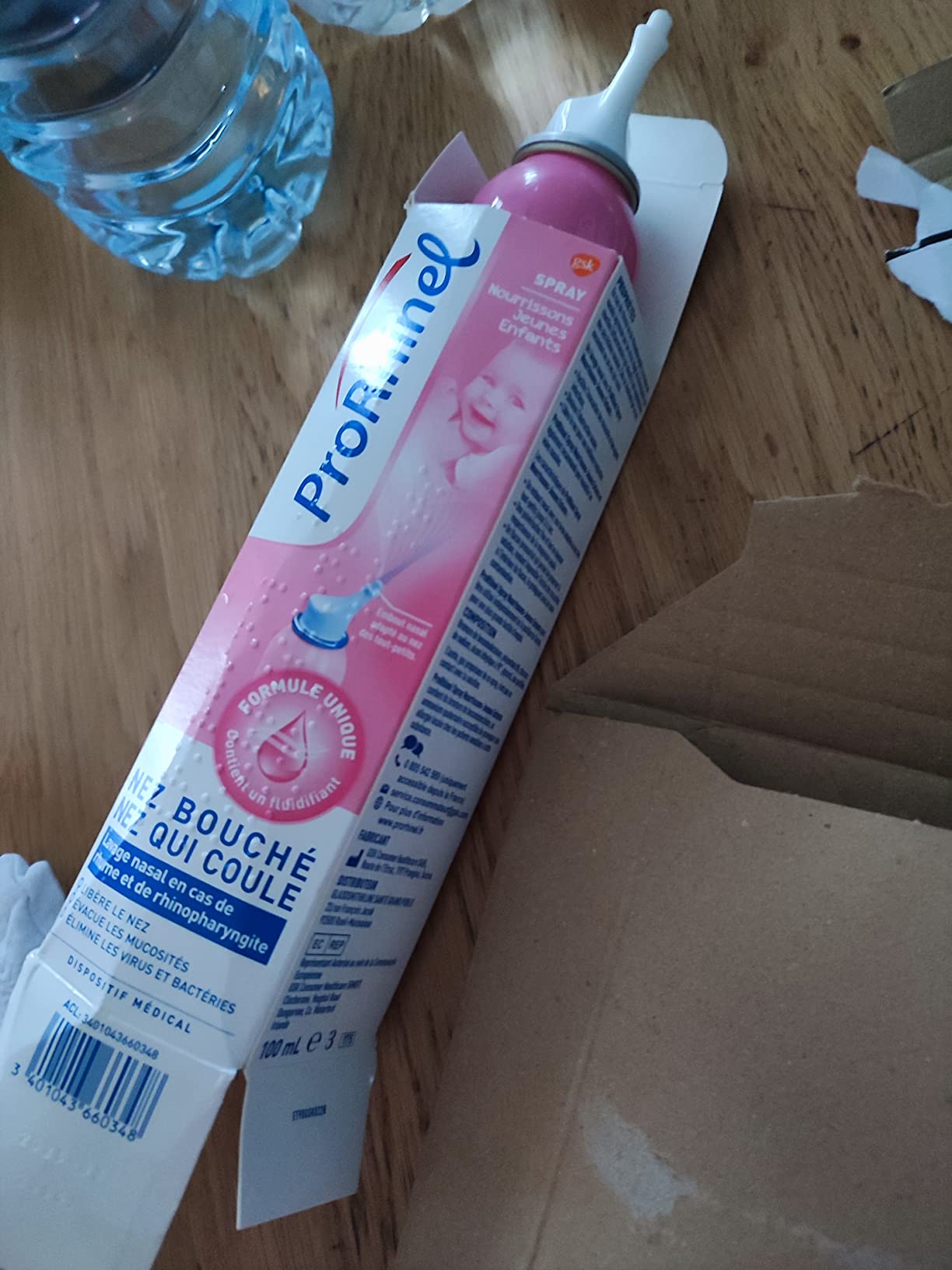 Prorhinel Gamme bébé spray nasal nourrisson 100 ml rhume