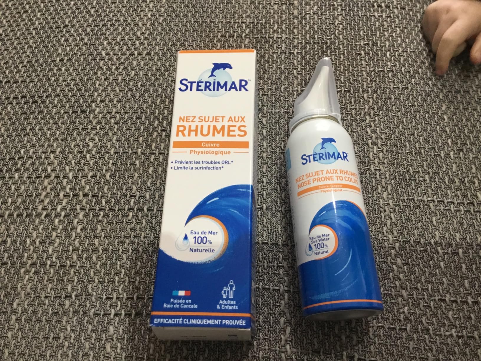Stérimar Rhume Spray Nasal 100 ml Eau de Mer Cuivre